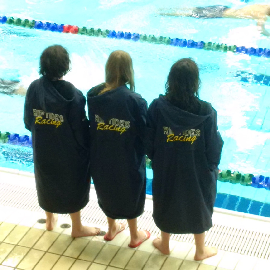 Youth Team Aquatics embroidered Swim Parka - NAVY