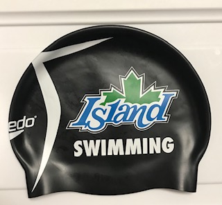Island Swimming Team silicone swim cap