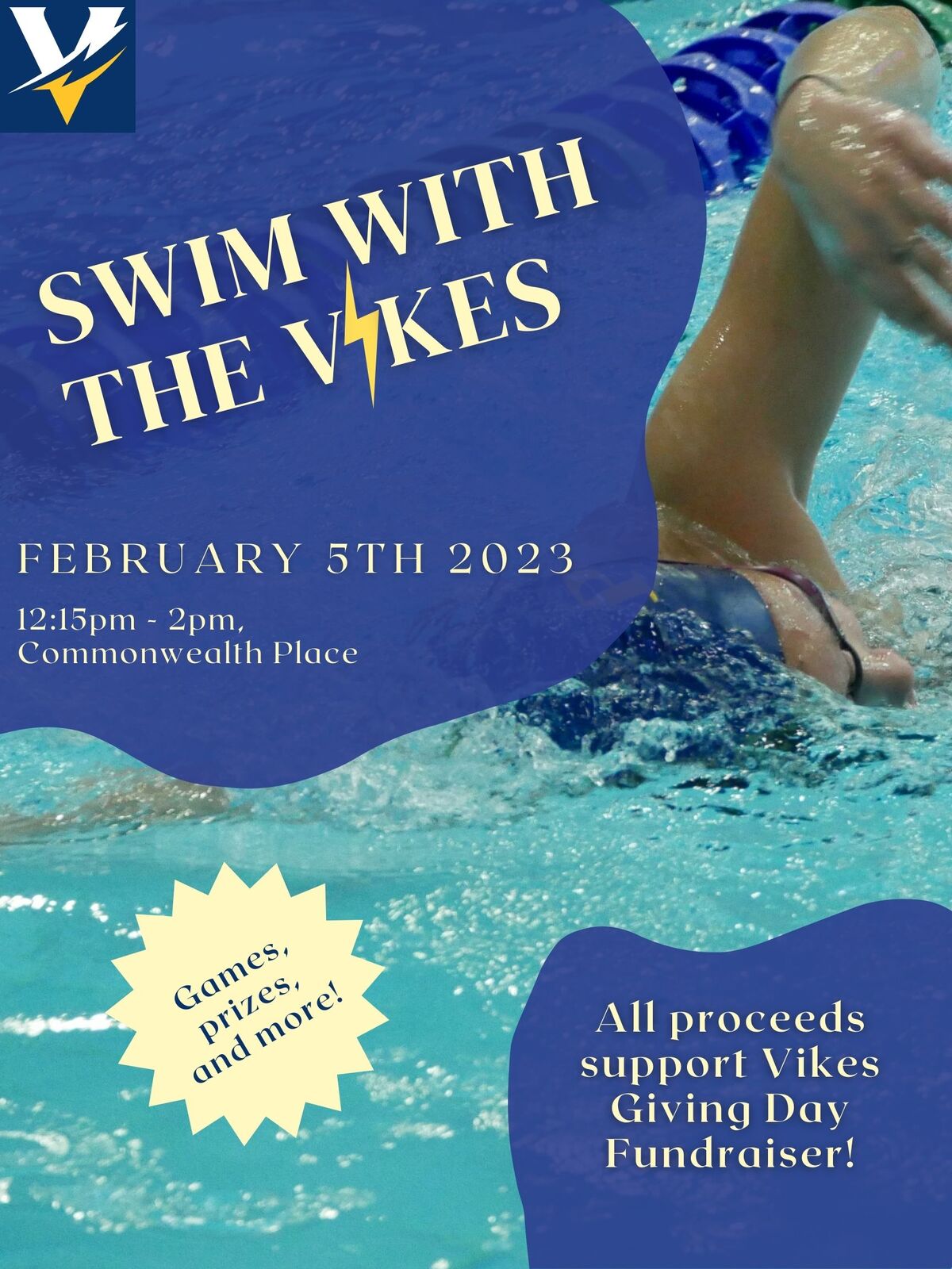 Swim with the Vikes : Giving Day Fundraiser! image