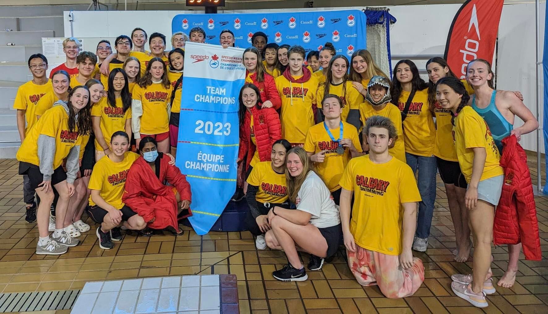 Calgary Swimming UCSC Wins Western Canadian Champs!