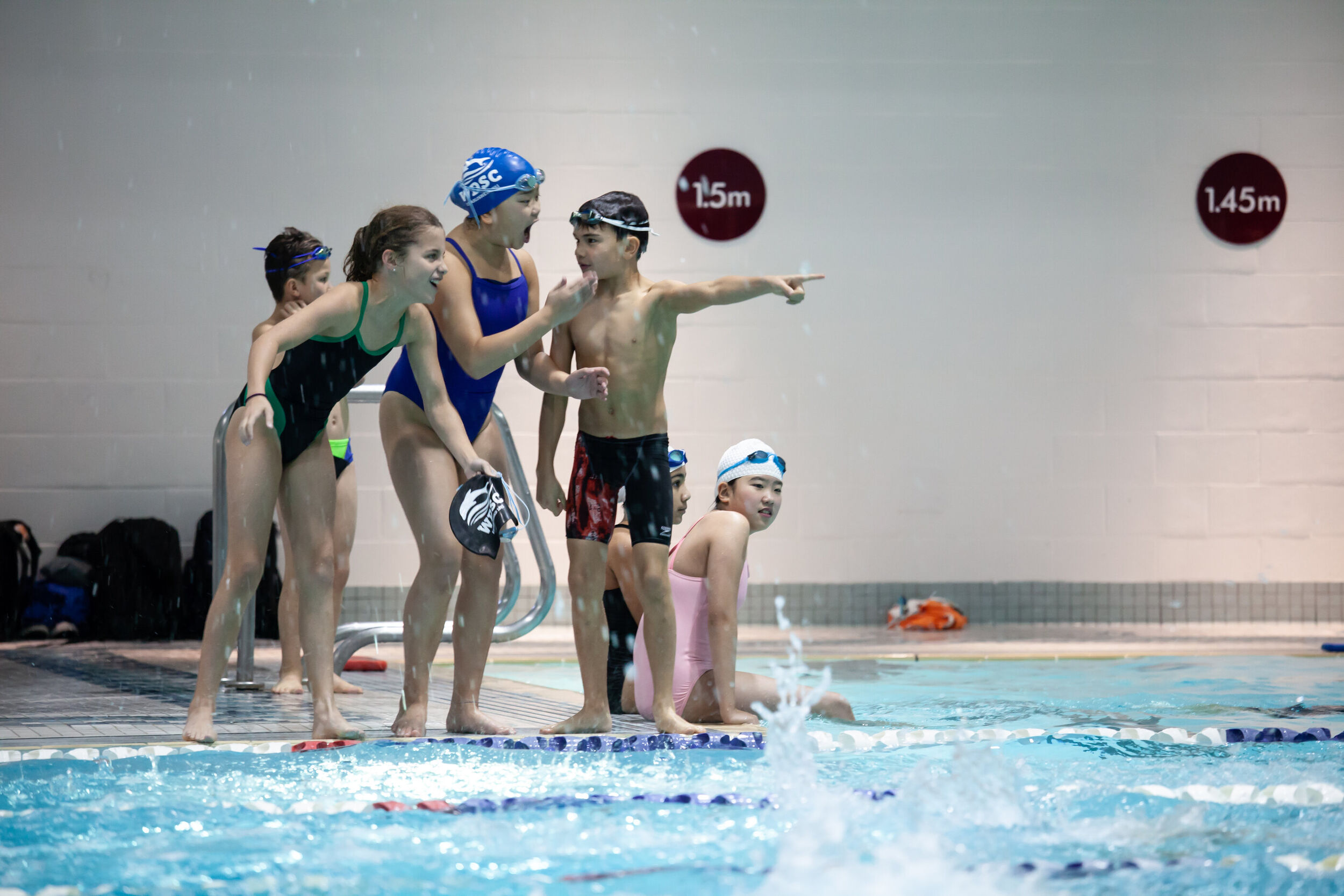 Fun mini meet  (End of the season  wrap up for Junior Dolphin Blue) image