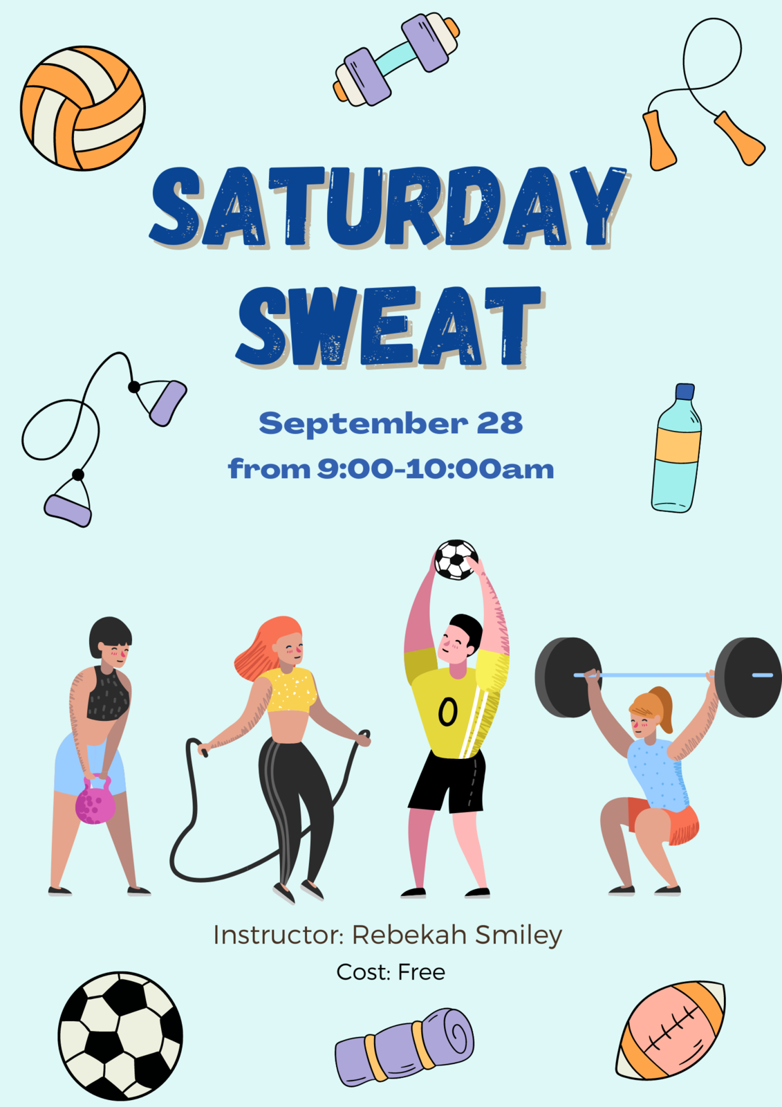 Saturday Sweat - September 28 image